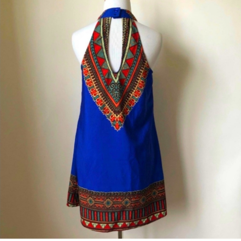 Band of Gypsies Dress Bohemian Tribal Choker Size Medium - Picture 3 of 12